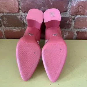 プラダ　メリージェーン　ピンク Prada | Shoes | Prada Pink Twotone Leather Mary Jane Pumps